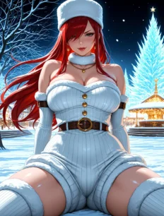 Erza Scarlet hentai ai SFW preview 17