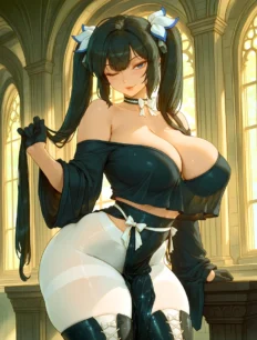 Hestia hentai ai SFW preview 12