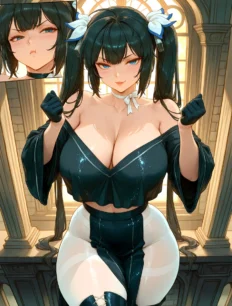 Hestia hentai ai SFW preview 15
