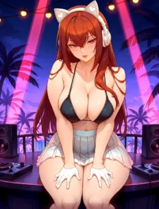 Makise Kurisu hentai ai SFW preview 25