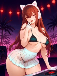 Makise Kurisu hentai ai SFW preview 4