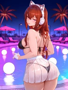 Makise Kurisu hentai ai SFW preview 6