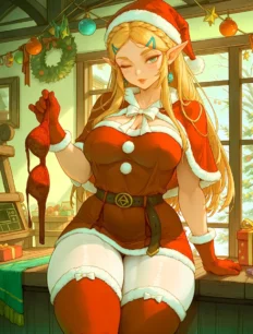 Princess Zelda hentai ai SFW preview 11