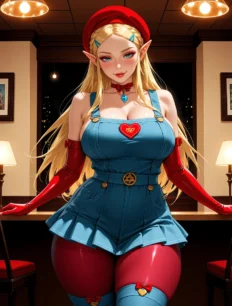 Princess Zelda hentai ai SFW preview 15