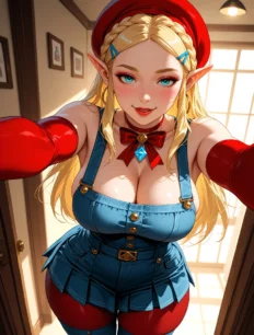 Princess Zelda hentai ai SFW preview 18