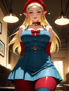 Princess Zelda hentai ai SFW preview 1
