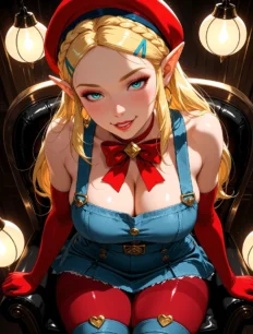 Princess Zelda hentai ai SFW preview 26