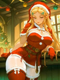 Princess Zelda hentai ai SFW preview 29