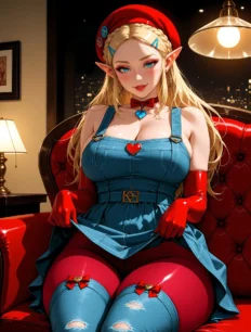 Princess Zelda hentai ai SFW preview 2