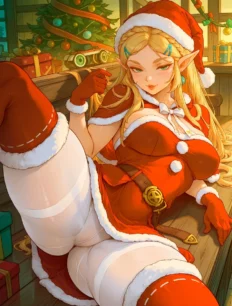 Princess Zelda hentai ai SFW preview 3