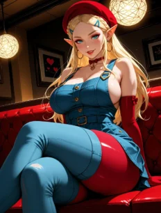 Princess Zelda hentai ai SFW preview 4