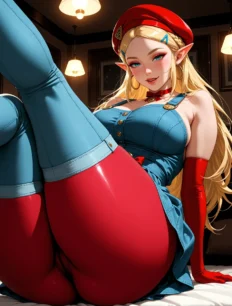 Princess Zelda hentai ai SFW preview 6