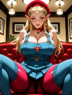 Princess Zelda hentai ai SFW preview 7