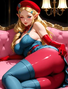 Princess Zelda hentai ai SFW preview 9