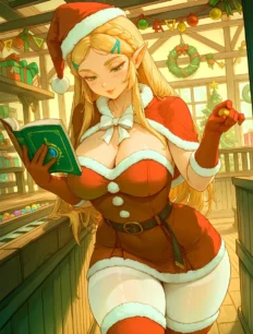Princess Zelda hentai ai SFW preview 9
