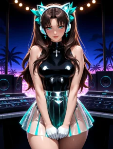 Tohsaka Rin hentai ai SFW preview 10