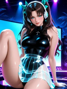 Tohsaka Rin hentai ai SFW preview 5