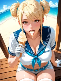 Lucy Heartfilia hentai ai SFW preview 17