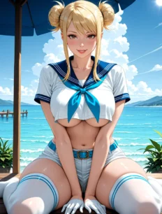 Lucy Heartfilia hentai ai SFW preview 2