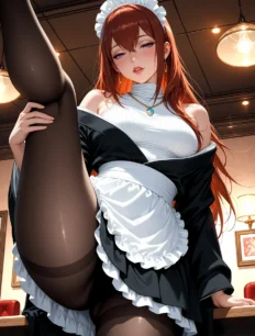 Makise Kurisu hentai ai SFW preview 21