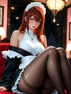 Makise Kurisu hentai ai SFW preview 26