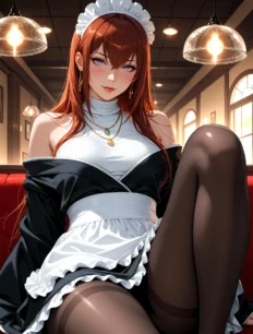 Makise Kurisu hentai ai SFW preview 2