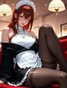 Makise Kurisu hentai ai SFW preview 3