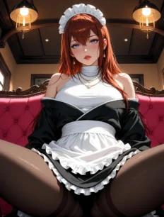 Makise Kurisu hentai ai SFW preview 5