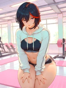 Matoi Ryuuko hentai ai SFW preview 12