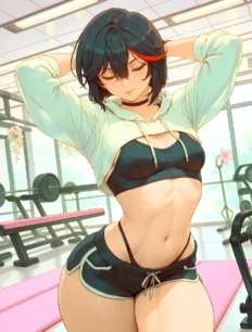 Matoi Ryuuko hentai ai SFW preview 14