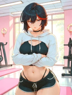 Matoi Ryuuko hentai ai SFW preview 16