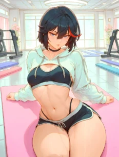 Matoi Ryuuko hentai ai SFW preview 9