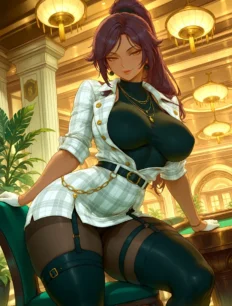 Shihouin Yoruichi hentai ai SFW preview 10