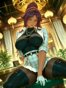 Shihouin Yoruichi hentai ai SFW preview 11