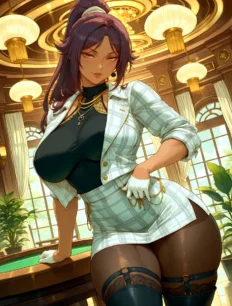 Shihouin Yoruichi hentai ai SFW preview 12