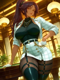 Shihouin Yoruichi hentai ai SFW preview 13