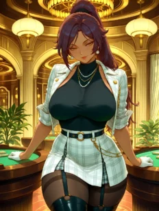 Shihouin Yoruichi hentai ai SFW preview 15