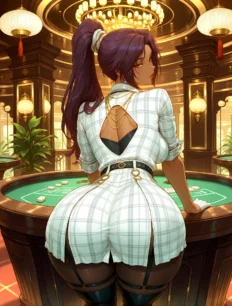 Shihouin Yoruichi hentai ai SFW preview 16