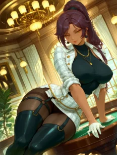 Shihouin Yoruichi hentai ai SFW preview 18