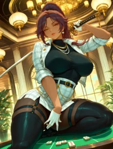 Shihouin Yoruichi hentai ai SFW preview 19