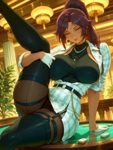 Shihouin Yoruichi hentai ai SFW preview 2