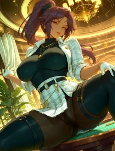 Shihouin Yoruichi hentai ai SFW preview 4