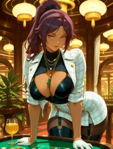 Shihouin Yoruichi hentai ai SFW preview 9