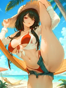 Tokisaki Kurumi hentai ai SFW preview 17