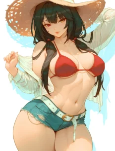 Tokisaki Kurumi hentai ai SFW preview 1