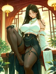 Unohana Retsu hentai ai SFW preview 5