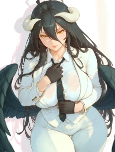 Albedo hentai ai SFW preview 12