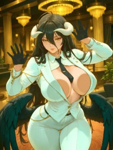Albedo hentai ai SFW preview 16