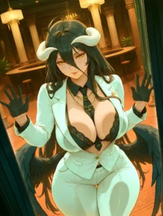 Albedo hentai ai SFW preview 19