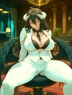 Albedo hentai ai SFW preview 6
